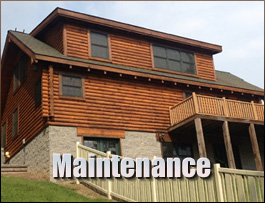  Branchville, Virginia Log Home Maintenance
